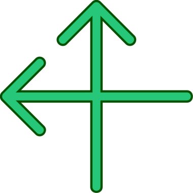 Ok. Web simgesi basit illüstrasyon