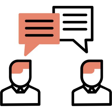 İş ve ofis ikonu. Takımın resmi.