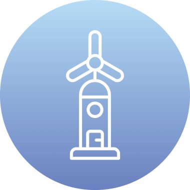 yel değirmeninin vektör çizimi