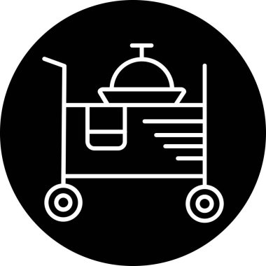 Gıda simgesinin vektör illüstrasyonu