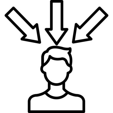 Ok. Web simgesi basit illüstrasyon