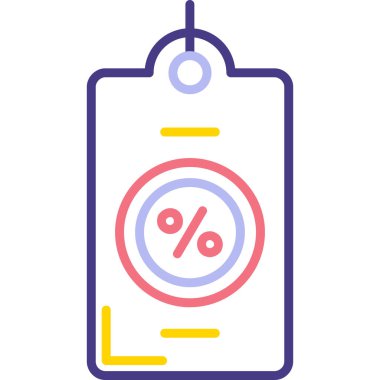 Alışveriş - ecommerce - ticaret kategorisinde indirimli fiyat simgesi