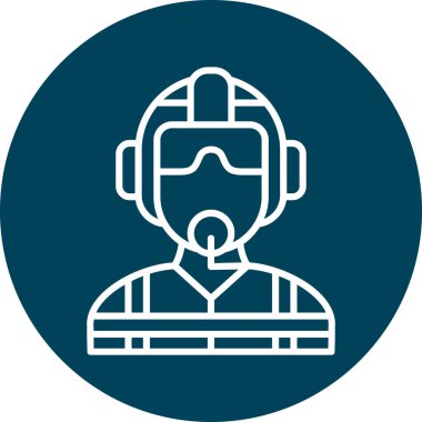 avatar. Web simgesi basit illüstrasyon