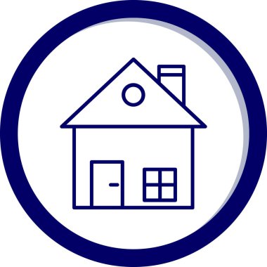 Kişisel simge ticari kullanımı için ev vektörü simgesi simgesi vektör çizimi..