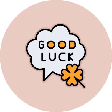 İyi şanslar. Vektör çizimi. İyi şanslar. İyi şanslar.