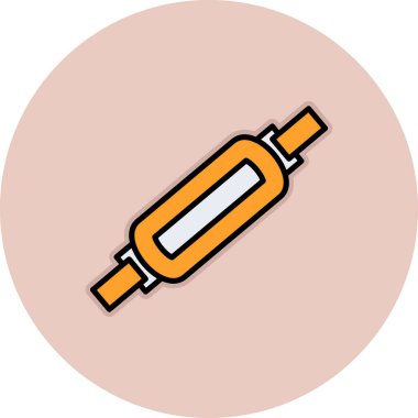 Modern şırınganın vektör çizimi