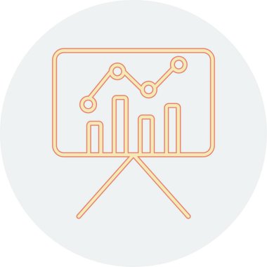 Grafiğin vektör simgesi tasarımı