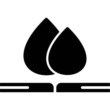 Su damla simgesi, basit tarzı