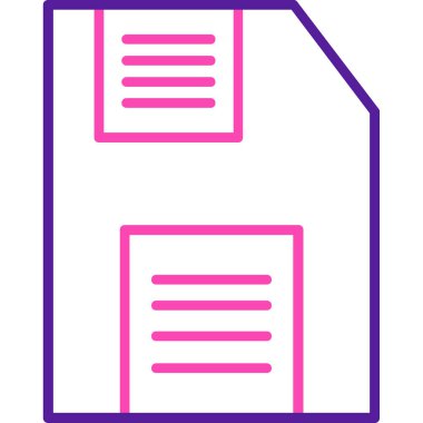 Dosya. Web simgesi basit illüstrasyon