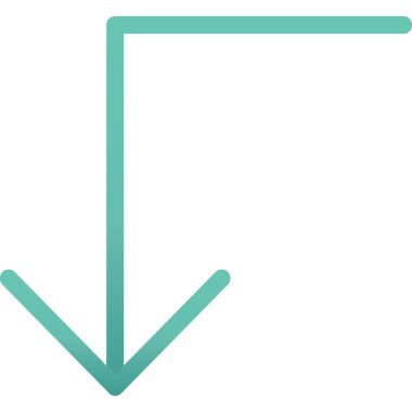 aşağı ok simgesi. vektör illüstrasyonu