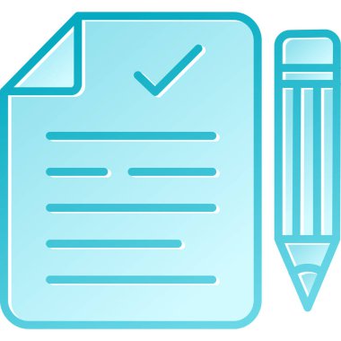 Kalem simgesi. vektör illüstrasyonu