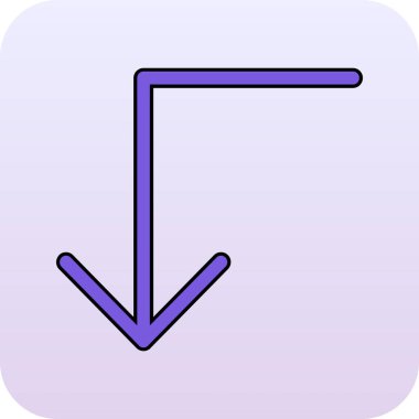 ok simgesi, basit illüstrasyon