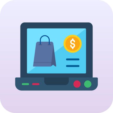 İnternetten alışveriş. Basit tasarım