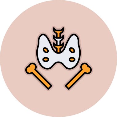 Çizgi film simgesinin vektör illüstrasyonu