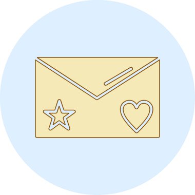 İçinde aşk mektubu olan mektup.