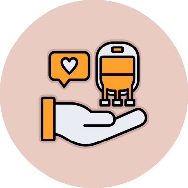 Konuşma baloncuklu robot el