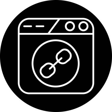 Modern simgenin vektör illüstrasyonu