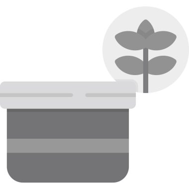 ağaç bitkisi simgesi, düz stil