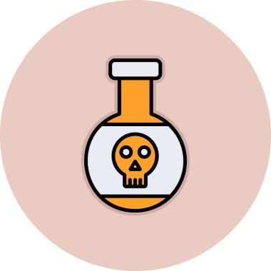 Kurukafa simgesi vektör illüstrasyonu