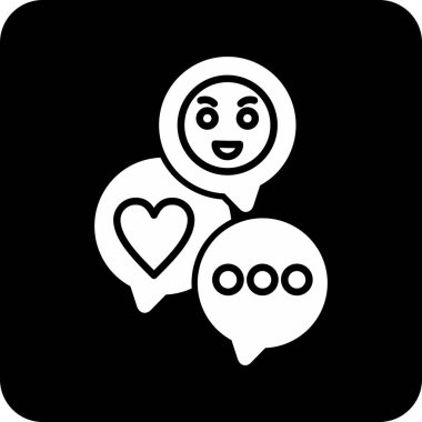 Konuşma balonu vektör çizimi