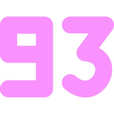 93d numaralı simge tasarımı