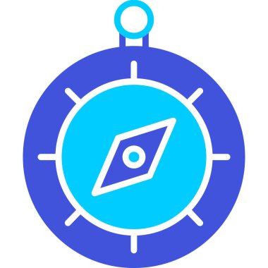 Saat web simgesi, basit vektör illüstrasyonu