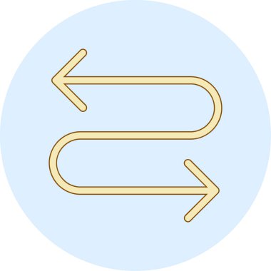 ok simgesi vektör illüstrasyonu