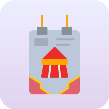 roket ikonu vektör illüstrasyonu