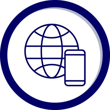 Vektör simgesi dünyanın