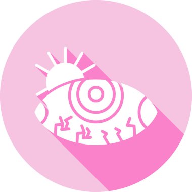 Göz simgesi, vektör illüstrasyonu