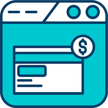 Dolar simgesi, vektör illüstrasyonu