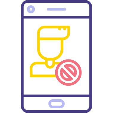 - Telefon. Web simgesi basit illüstrasyon