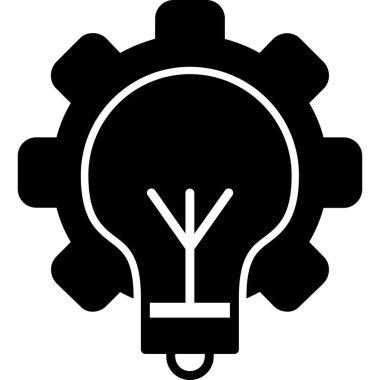 özet biçiminde ampul ışığı fikir simgesi