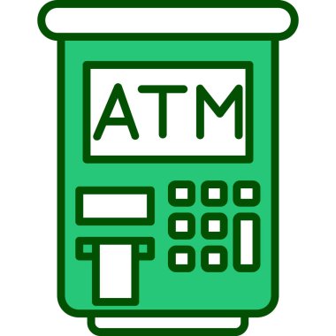 para makinesi ikon vektör illüstrasyonu