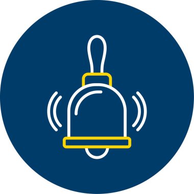 Çan simgesi vektör illüstrasyonu