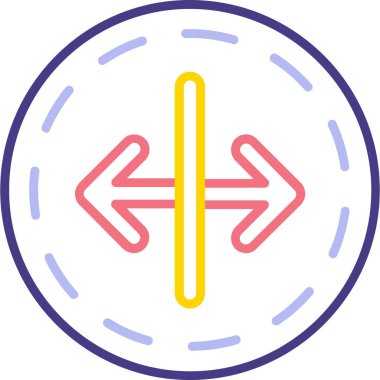 ok simgesi vektör illüstrasyonu