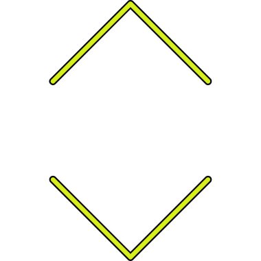 Kolombiya düz simgesi bayrağı, vektör illüstrasyonu