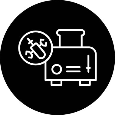 Benzin istasyonu simgesinin illüstrasyon vektör simgesi