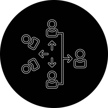 ağ paylaşım simgesi çizimi