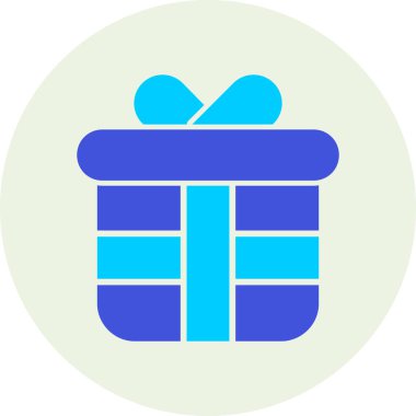 Hediye. Web simgesi basit illüstrasyon
