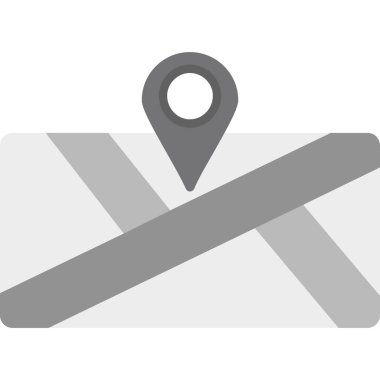 Harita konumu vektör simgesi