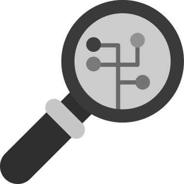 Ara. Web simgesi basit illüstrasyon