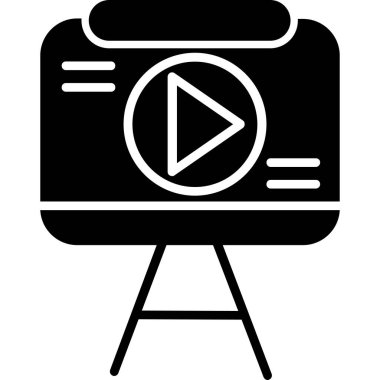 kamera simgesi vektör illüstrasyonu