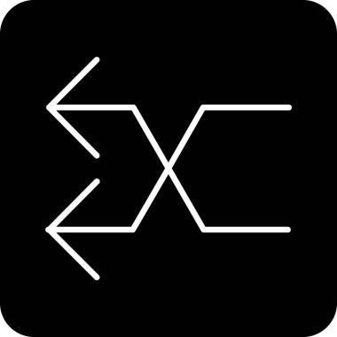 Ok. Web simgesi basit illüstrasyon