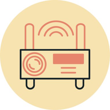 radyo simgesi vektör illüstrasyonu