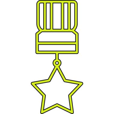 Yıldız simgesi. vektör illüstrasyonu