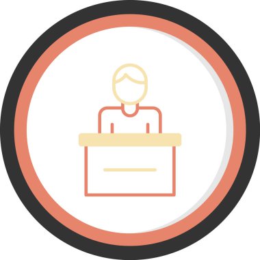 iş vektör çizgisi simgesi