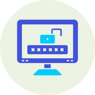 Bilgisayar. Web simgesi basit illüstrasyon