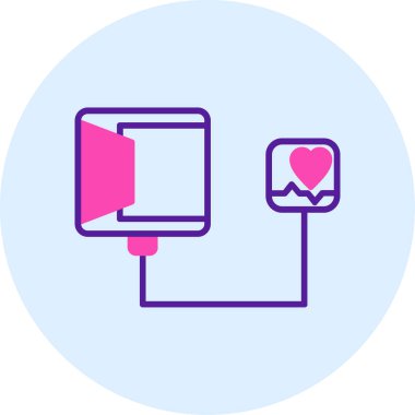 Modern dizüstü bilgisayar simgesinin vektör illüstrasyonu