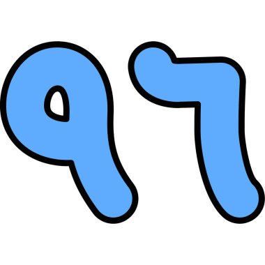 çizgi film doodle sayı 8